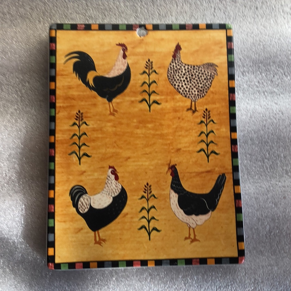 Warren Kimble for Sakura China , country Quartet trivet 6 1/2” x 8 1/2”